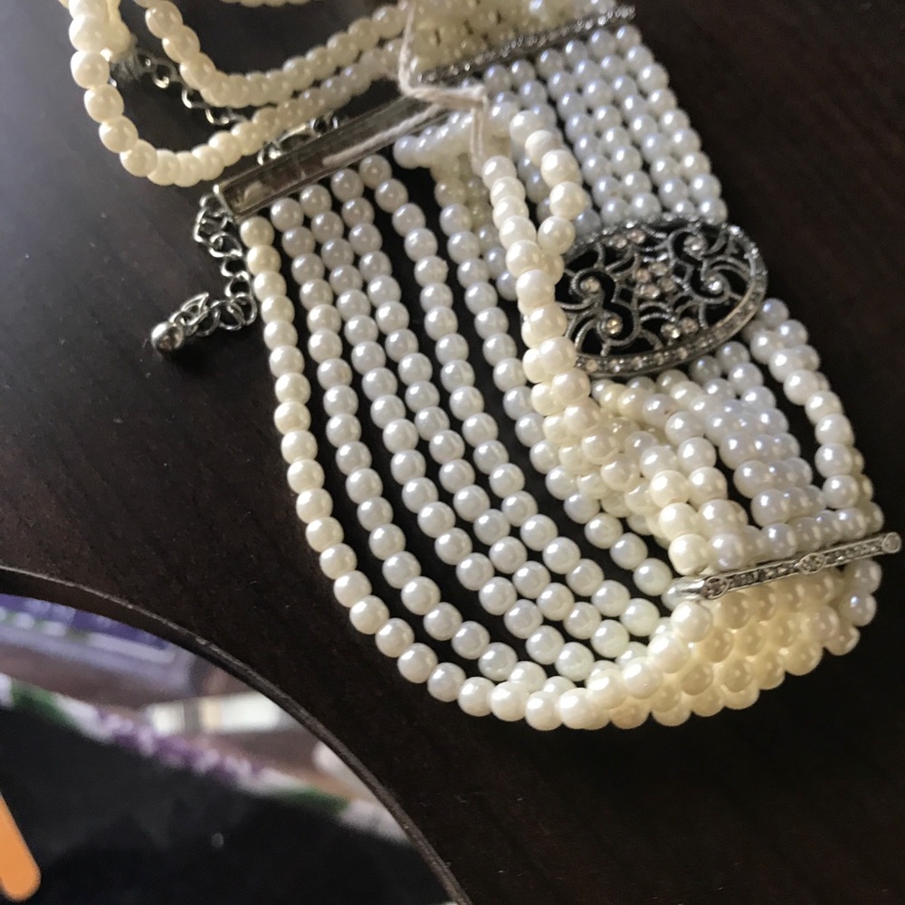 Real Pearl Choker Or Bracelet